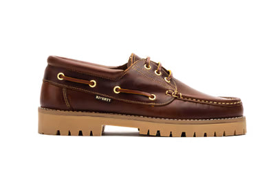Bootsschuh - Riverty Nautico - Pull-Up-Leder | Braun