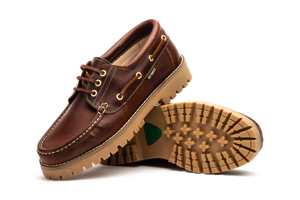 Bootsschuh - Riverty Nautico - Pull-Up-Leder | Braun
