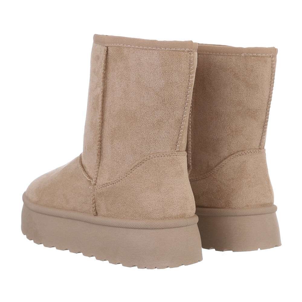 PLATEAU-BOOTS | MID-CUT STIEFELETTE | KHAKI
