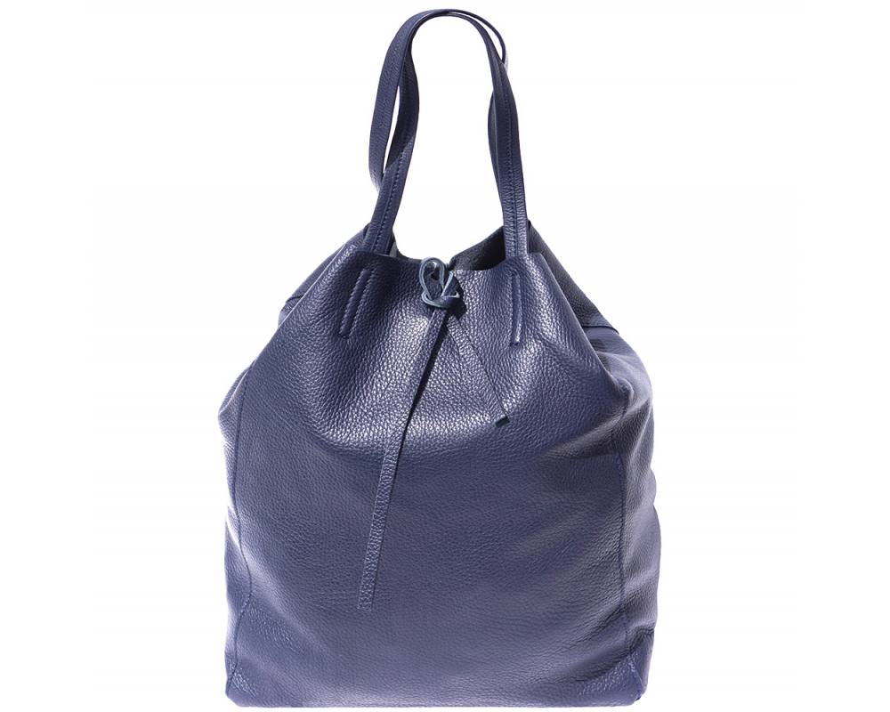 SCHULTERTASCHE - TOTE-BAG  BEUTELTASCHE - GRÖSSE L | DKL-BLAU