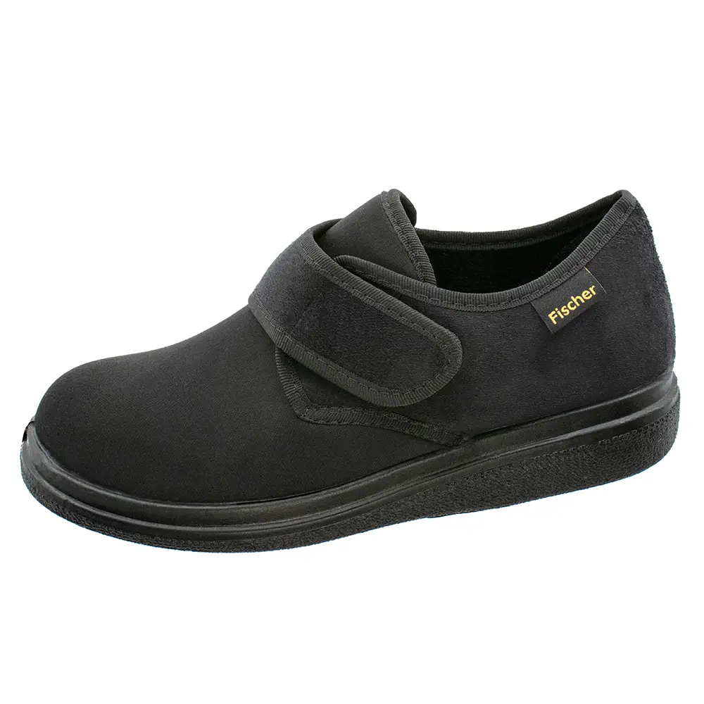 FISCHER | UNISEX-HAUSSCHUH "ORTHO" |  SCHWARZ