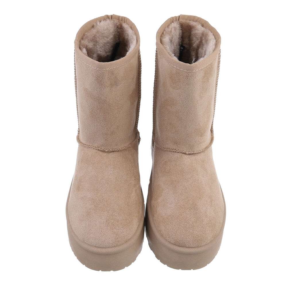 PLATEAU-BOOTS | MID-CUT STIEFELETTE | KHAKI