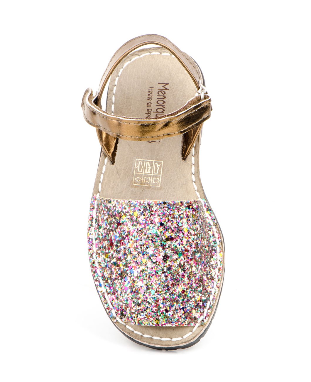 Menorca Sandale | Avarca Menorquina - Kids Glitter | Multi-Colors