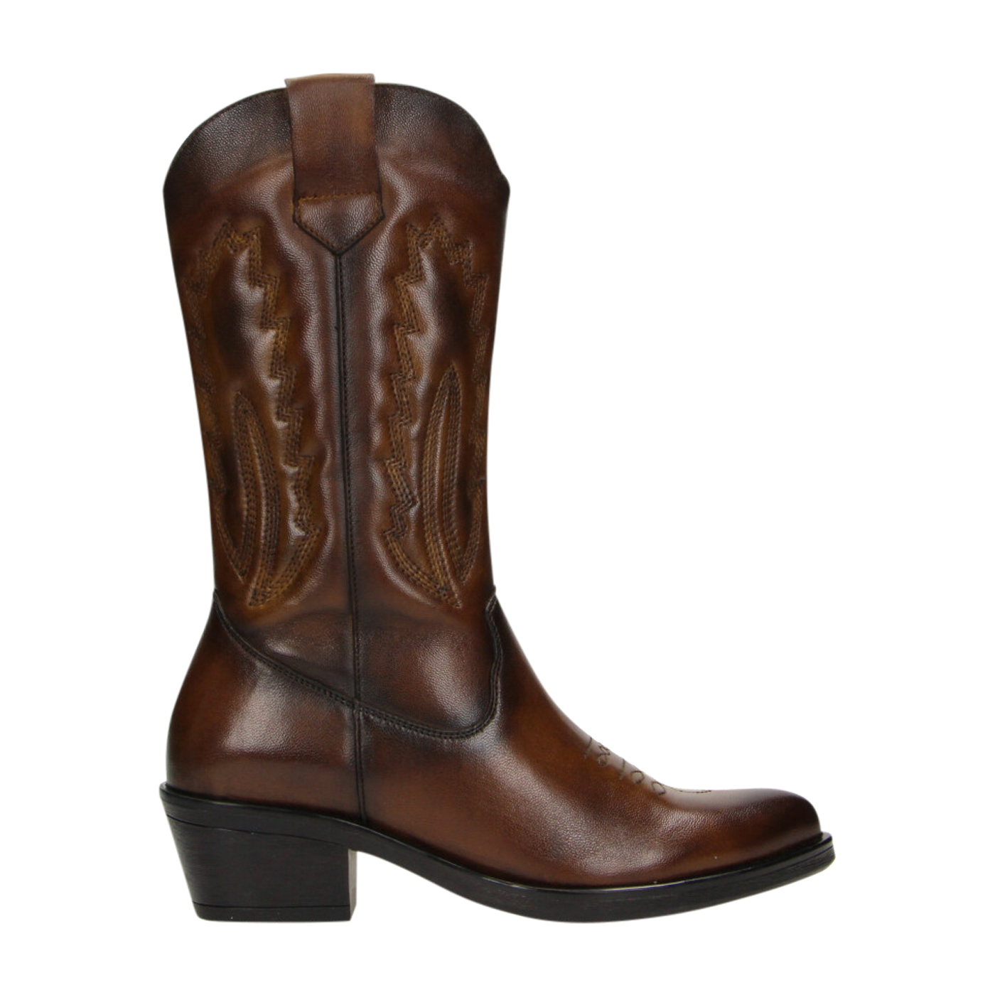 WESTERNSTIEFEL | "RODEO-STYLE"  | COGNAC