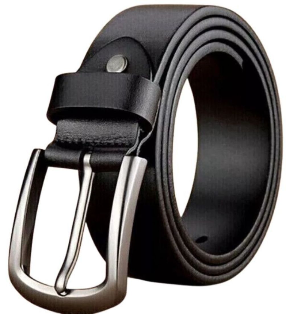 LEDER-GÜRTEL | DAMEN - HERREN JEANS-GÜRTEL | SCHWARZ