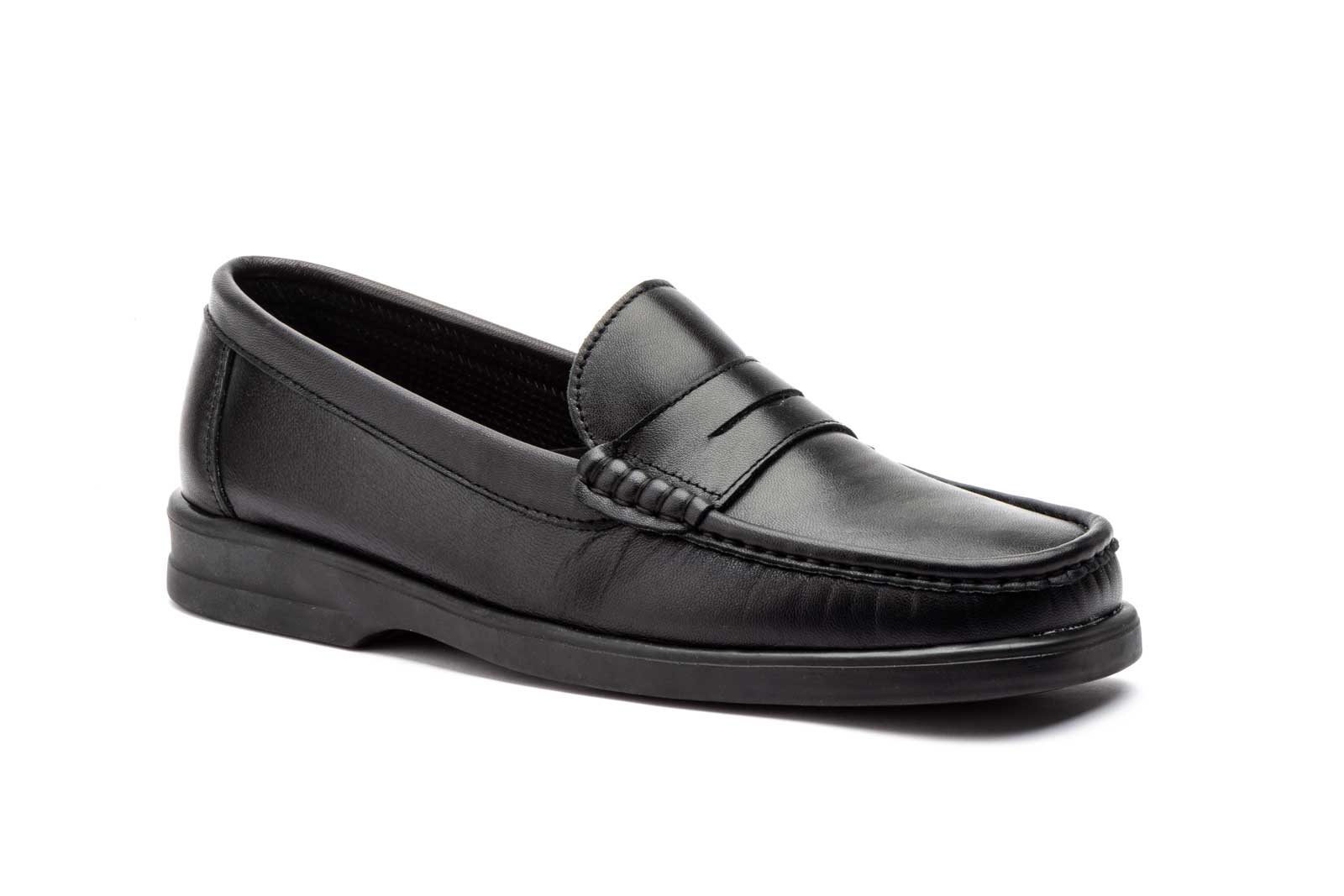 HERREN MOKASSIN | PENNY LOAFER "KIOWA" - NEGRO | SCHWARZ