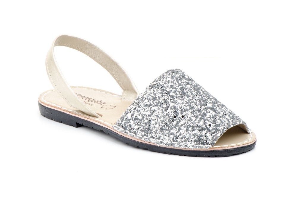 Menorca Sandale - Avarca Menorquina Glitter | Plata