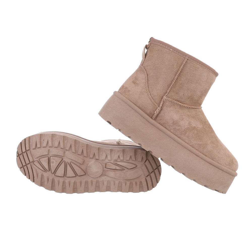 PLATEAU-BOOTS | LOW-CUT STIEFELETTE | KHAKI