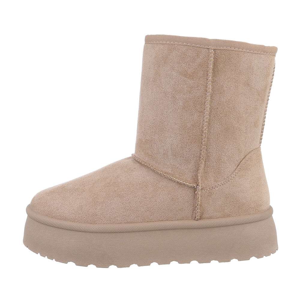 PLATEAU-BOOTS | MID-CUT STIEFELETTE | KHAKI