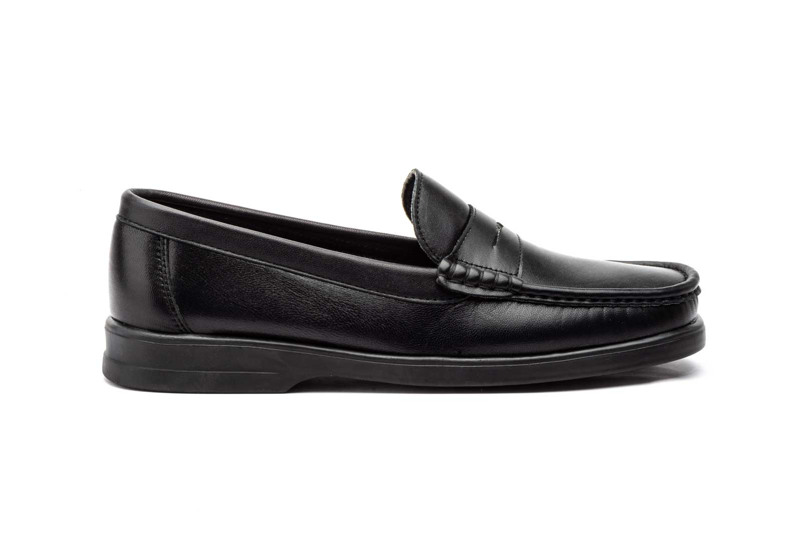HERREN MOKASSIN | PENNY LOAFER "KIOWA" - NEGRO | SCHWARZ