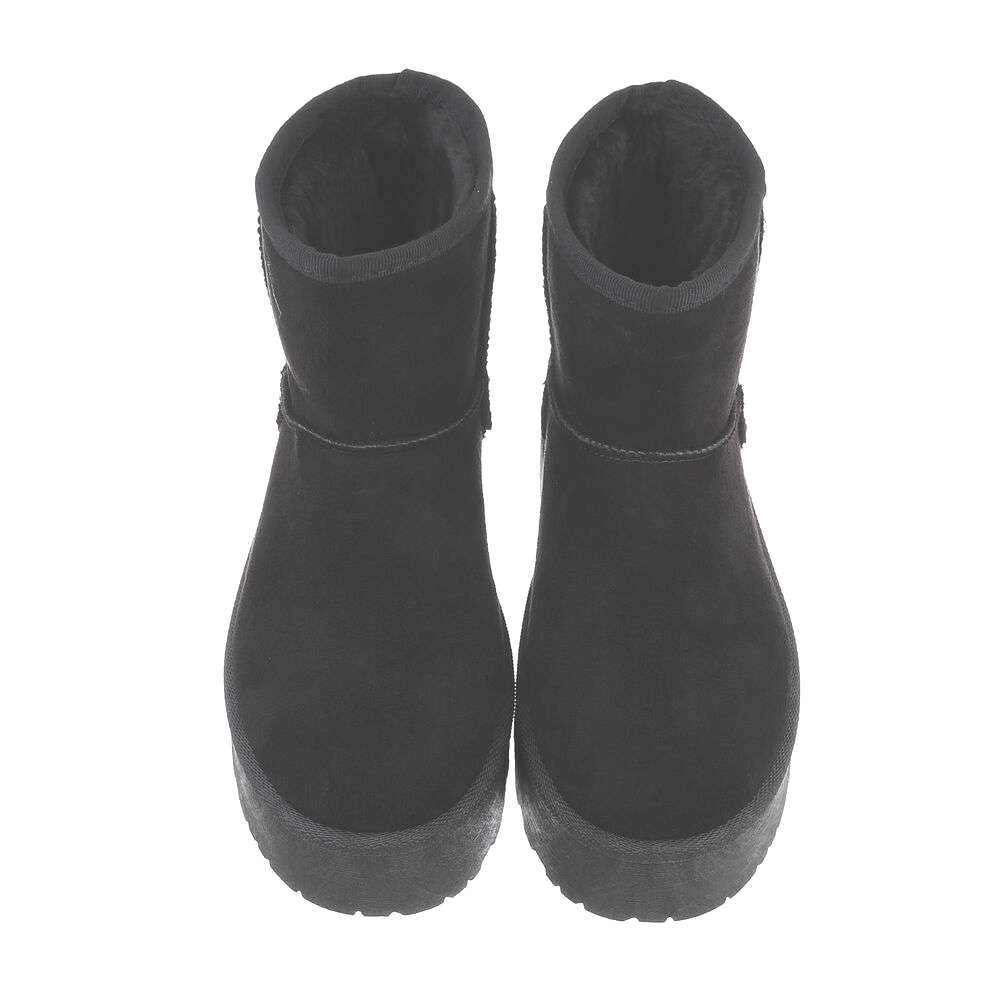 PLATEAU-BOOTS | LOW-CUT STIEFELETTE | SCHWARZ