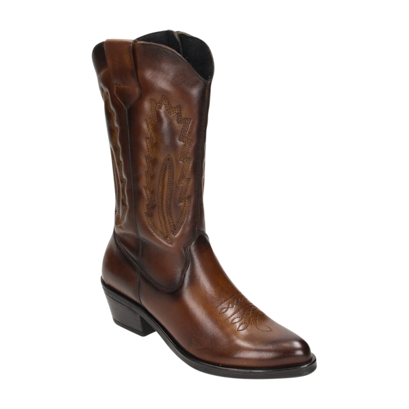 WESTERNSTIEFEL | "RODEO-STYLE"  | COGNAC