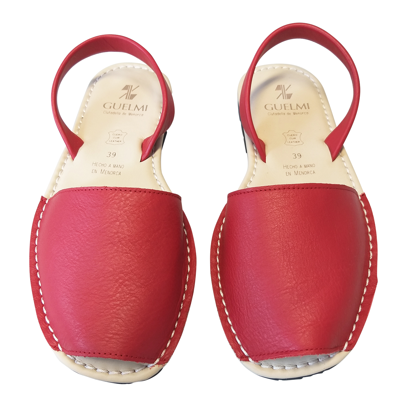 GUELMI | Avarca Menorquina "Macarella" | Rojo