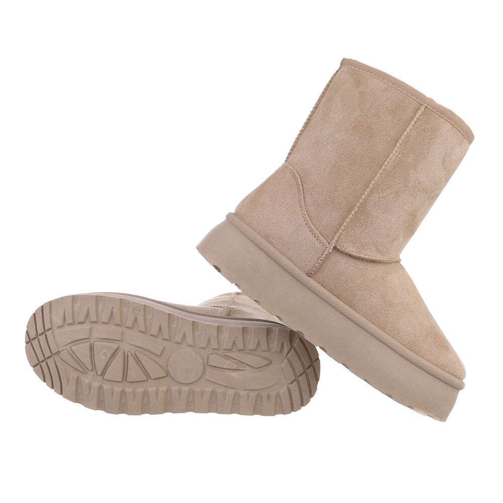 PLATEAU-BOOTS | MID-CUT STIEFELETTE | KHAKI