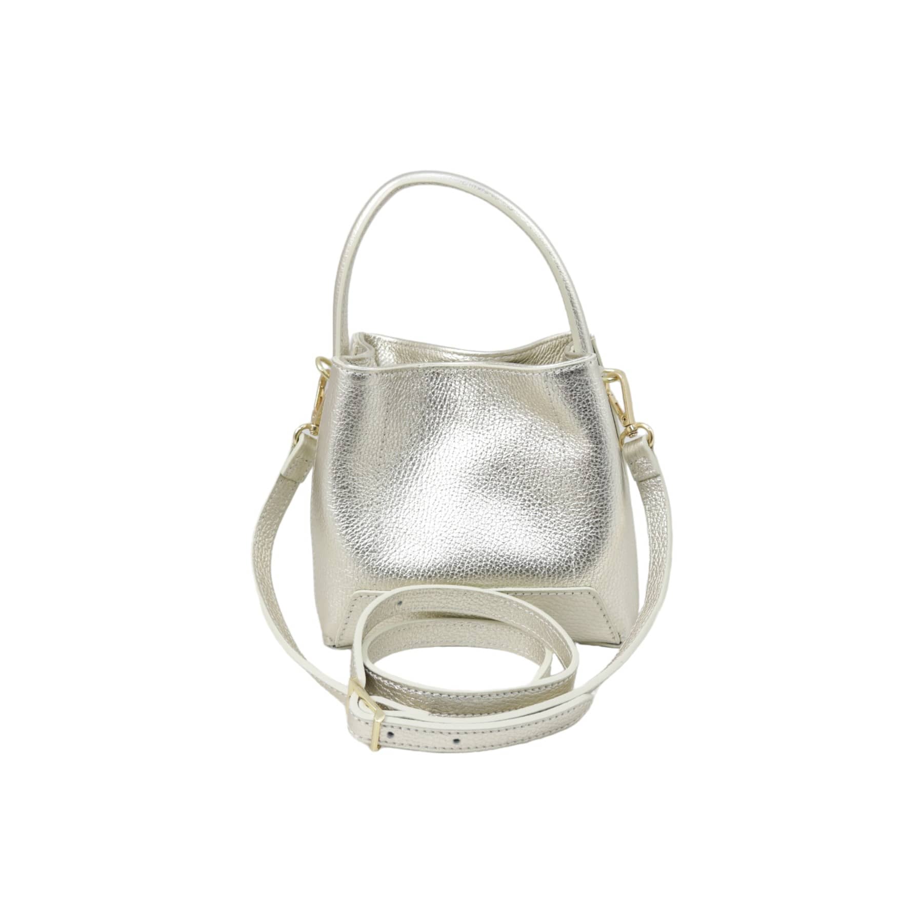 BEUTELTASCHE | BUCKET BAG "MARY" - PLATINO