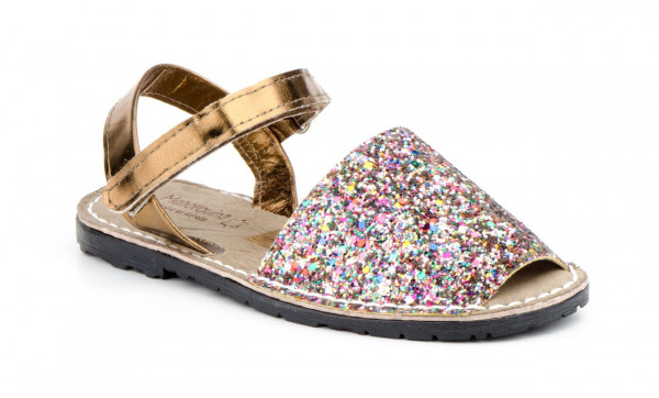 Menorca Sandale | Avarca Menorquina - Kids Glitter | Multi-Colors