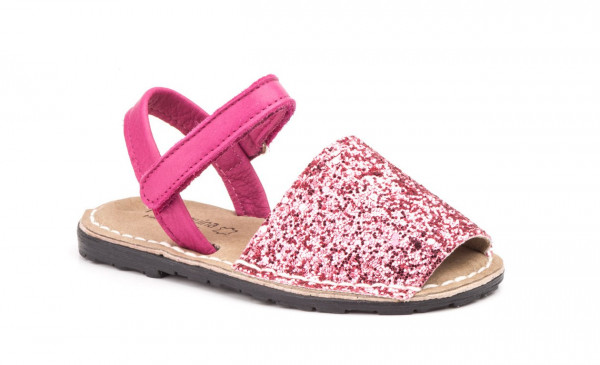 Menorca Sandale | Avarca Menorquina - Kids Glitter | Pink