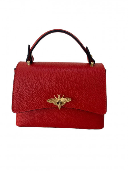 Handtasche | Henkeltasche "BEE" Red | Green | White