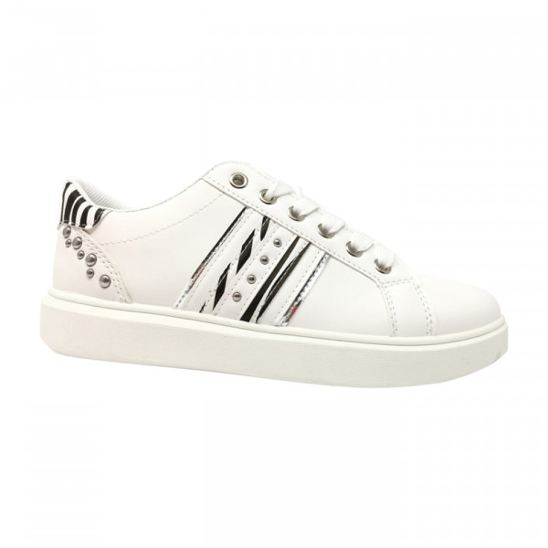 SNEAKER LOW | 77337 WEISS-ZEBRA